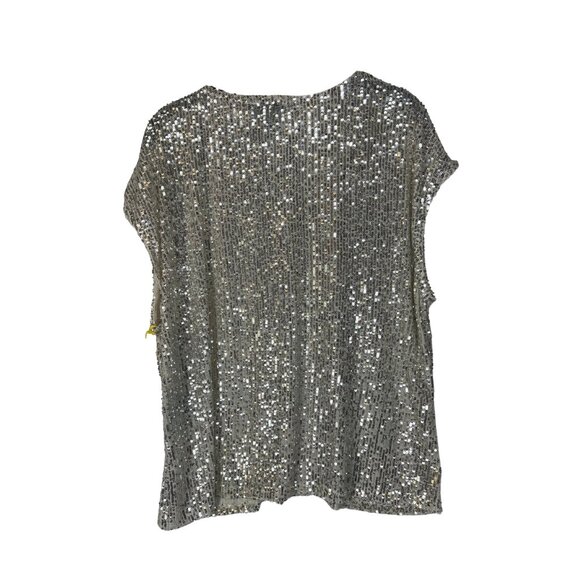 CeCe Formal Wear Beautiful Sequin Top Size XL - Picture 2 of 6